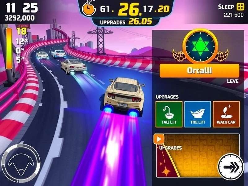 Helix Power Slide gameplay screenshot showing intense racing action