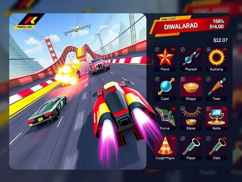 Helix Power Slide India edition showing special Diwali event content